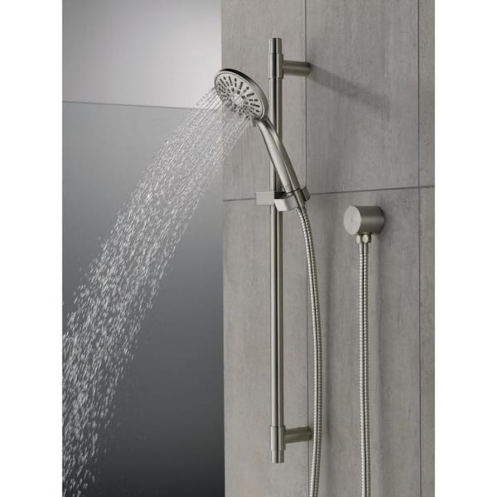 Delta 51361-SS Hand Shower 1.75 GPM With Slide Bar 4S in Stainless Steel